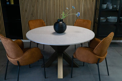 Eettafel Rond Clamshell