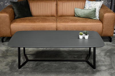 Salontafel Y-Poot Deens Ovaal Silestone Marengo - 140 x 70 cm