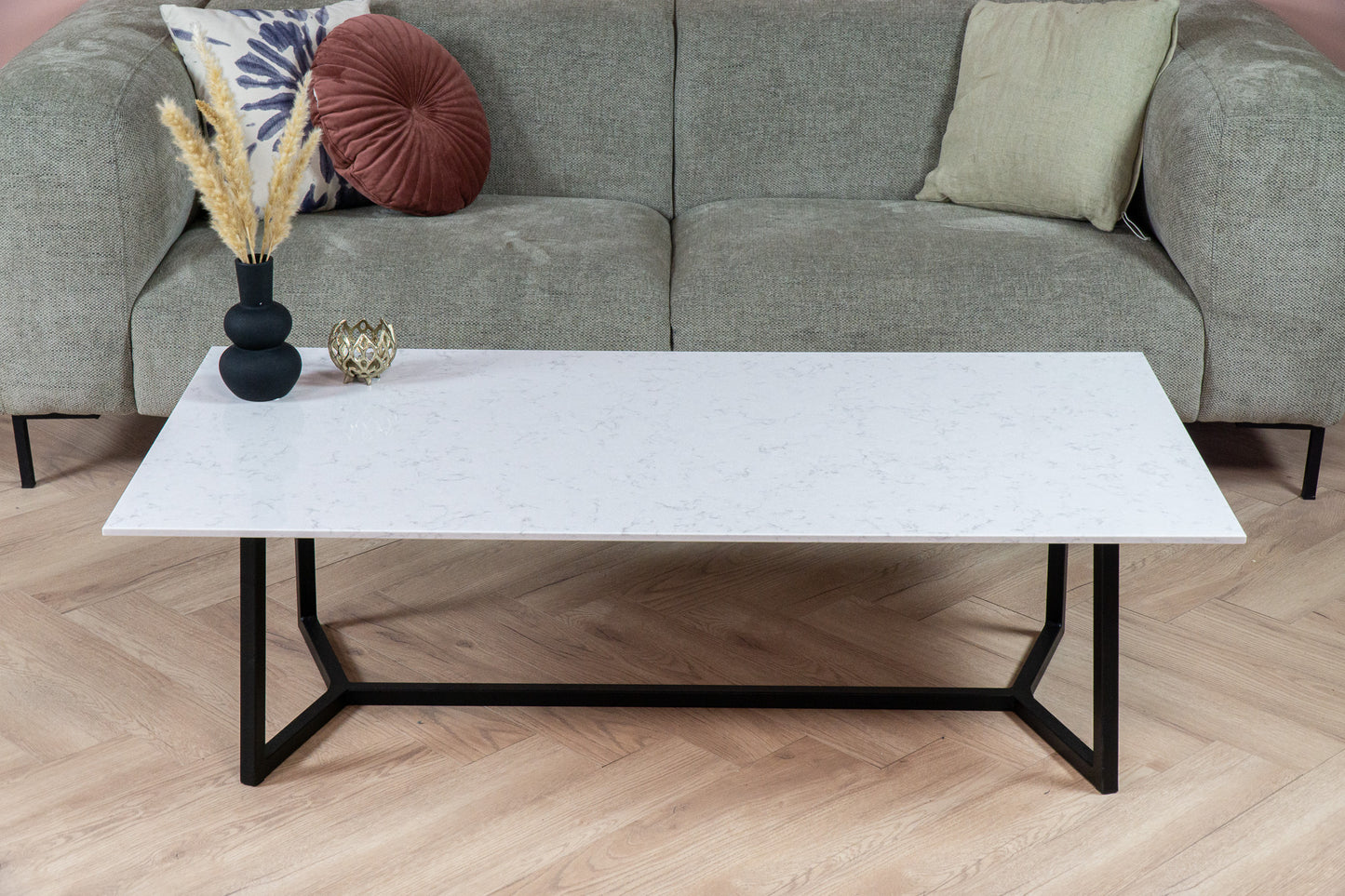 Salontafel rechthoek Y-leg Lagoon - 140 x 70 cm