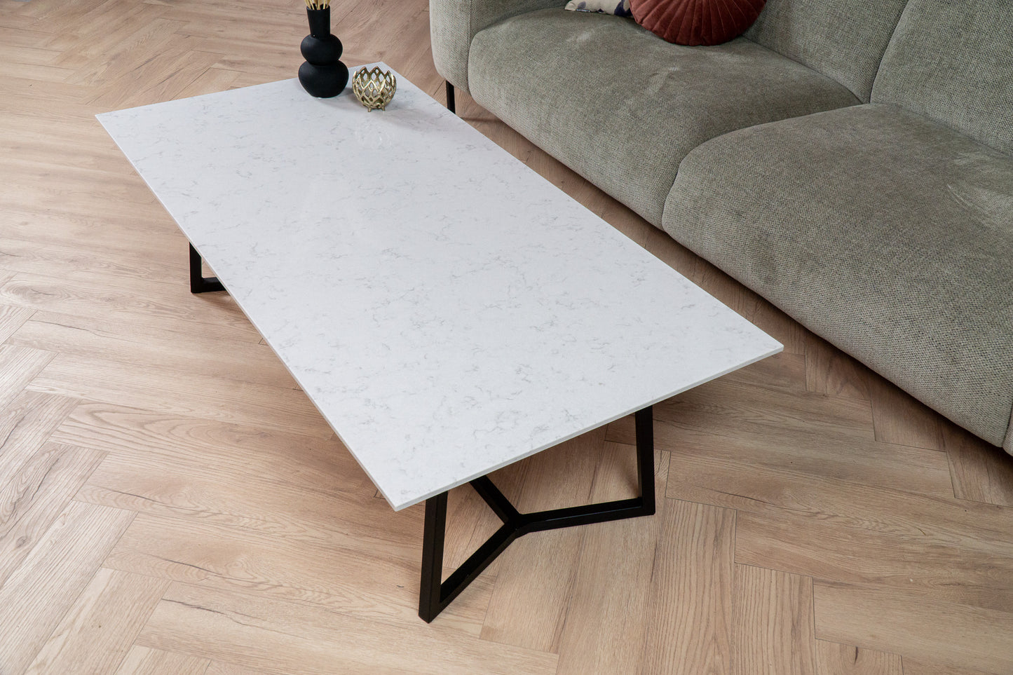 Salontafel rechthoek Y-leg Lagoon - 140 x 70 cm