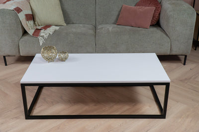 Salontafel rechthoek Pure White - 120 x 60 cm