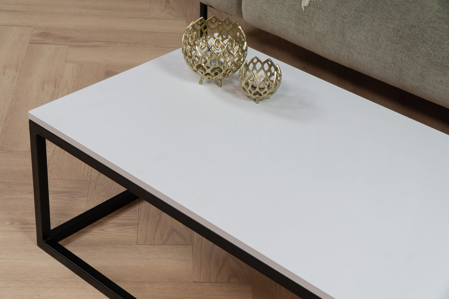 Salontafel rechthoek Pure White - 120 x 60 cm
