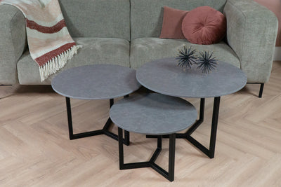 Salontafel Rond Seaport Driedelig