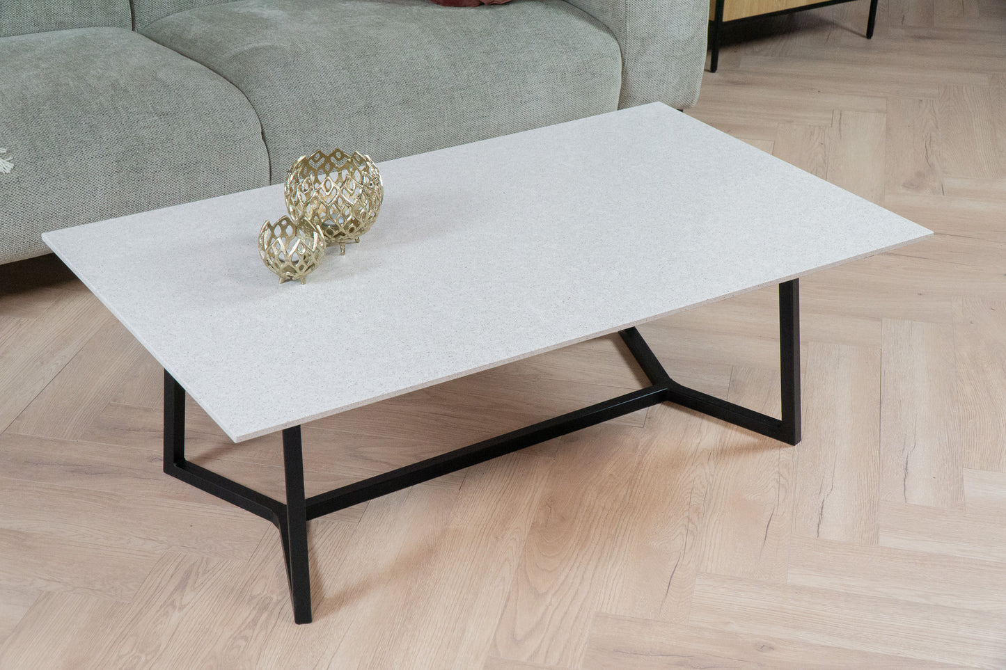 Salontafel rechthoek Y-leg Blanco City - 120 x 70 cm
