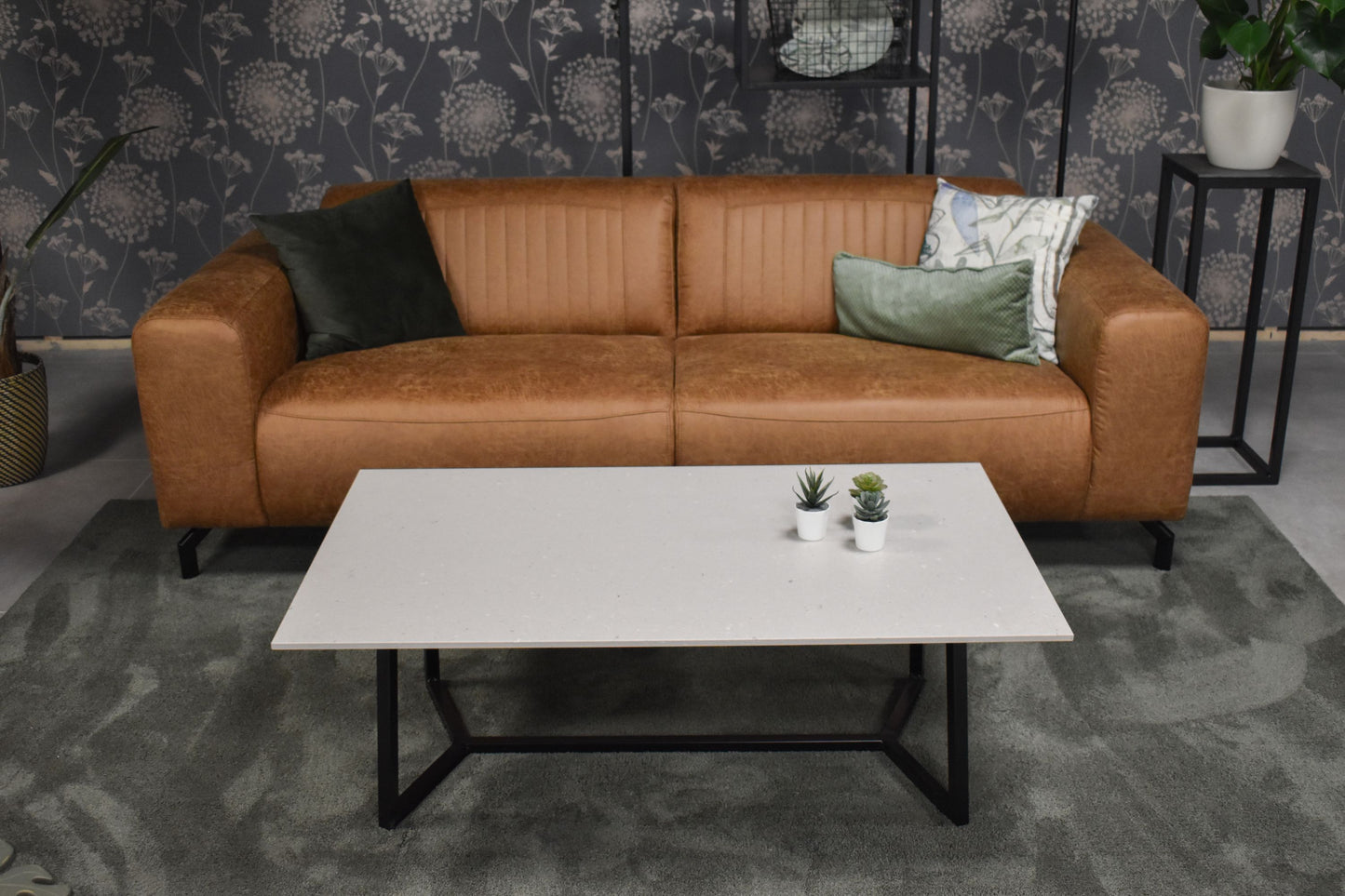 Salontafel rechthoek Y-leg Silestone Royal Reef - 120 x 70 cm