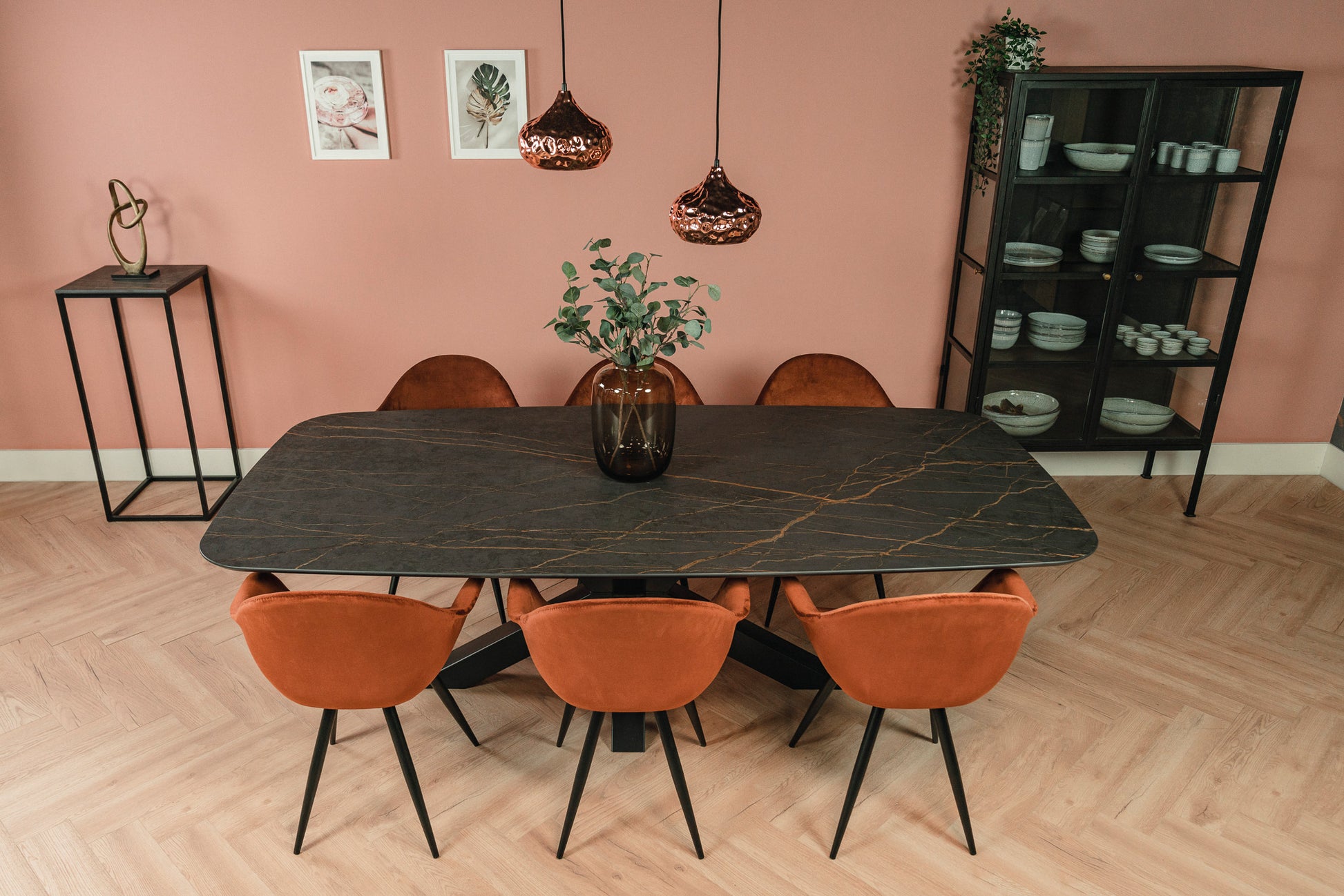 Eettafel Matrix Zwart Deens Ovaal Dekton Laurent