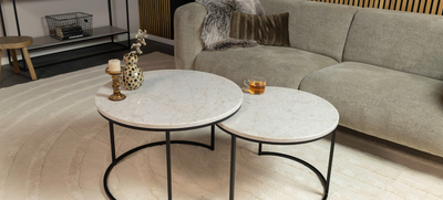 Composiet tafel, natuursteen