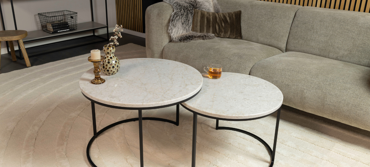 Composiet tafel, natuursteen