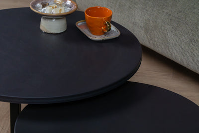 Salontafel set rond Premium Dekton Domoos - ⌀ 50 + ⌀ 60 cm