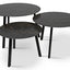 Salontafel Driedelig Rond Black Obsession