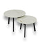 Salontafel set rond Abu Dhabi - ⌀ 50 + ⌀ 60 cm