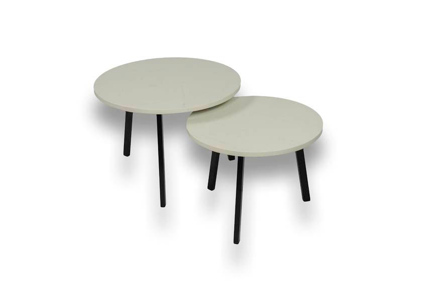 Salontafel Set Rond Aterra Blanca