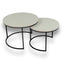 Salontafel Set Rond Aterra Blanca