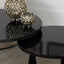 Salontafel Rond Basic Black Tweedelig