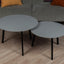 Salontafel set rond Belgian Fog