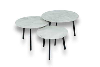 Salontafel Rond Bergen Driedelig