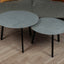 Salontafel Rond Beton Silk Tweedelig