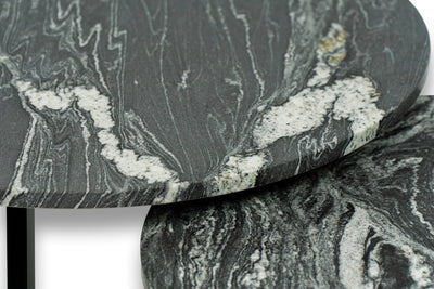 Salontafel Rond Black Beauty Tweedelig