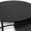 Salontafel set rond Deluxe Black Obsession