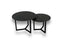 Salontafel set rond Premium Black Obsession