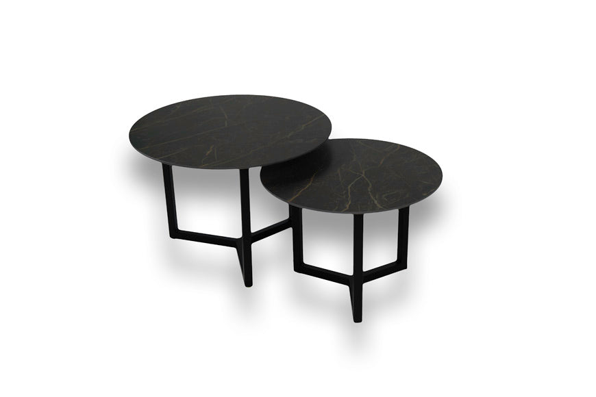 Salontafel set rond Premium Black Obsession