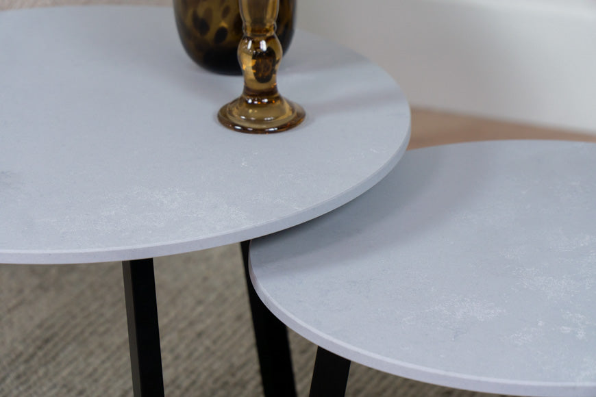 Salontafel Rond Airy Concrete Tweedelig