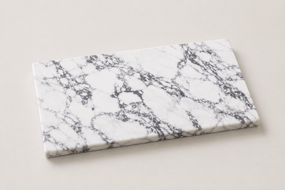 Luxe marmerlook accessoireplank van composiet Calacatta Viola