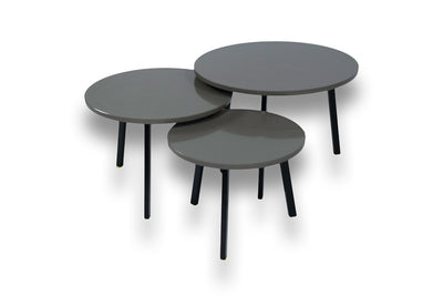 Salontafel Rond Semento Spa Driedelig
