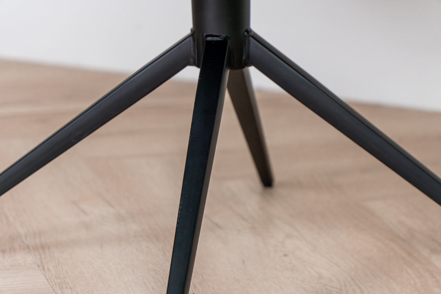 Detailfoto onderstel zwart