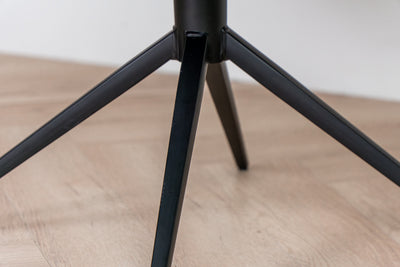 Detailfoto onderstel zwart