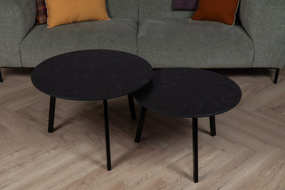 Salontafel set rond Corktown - ⌀ 60 + ⌀ 70 cm