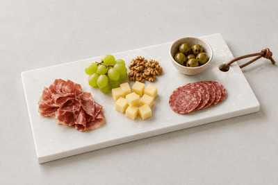 Composiet borrelplank met marmerlook voor kaas, tapas en borrelplank