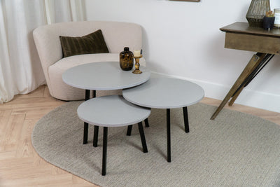 Salontafel Rond Sirocco Driedelig