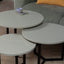 Salontafel set rond driedelig Delicato Crema - ⌀ 50 + ⌀ 60 + ⌀ 70 cm