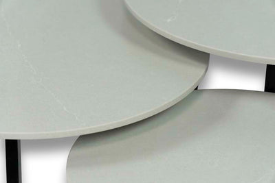 Salontafel set driedelig Novi Desert Silver - ⌀ 50 + ⌀ 60 + ⌀ 70 cm