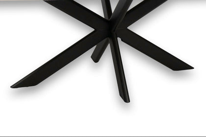 Eettafel Ovaal | Caesarstone Fume Keramiek | Matrix Light
