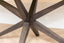 Detail van de massief eikenhouten Matrix poot