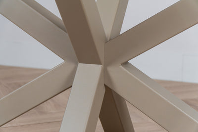 Creme stalen Matrix onderstel voor eettafel