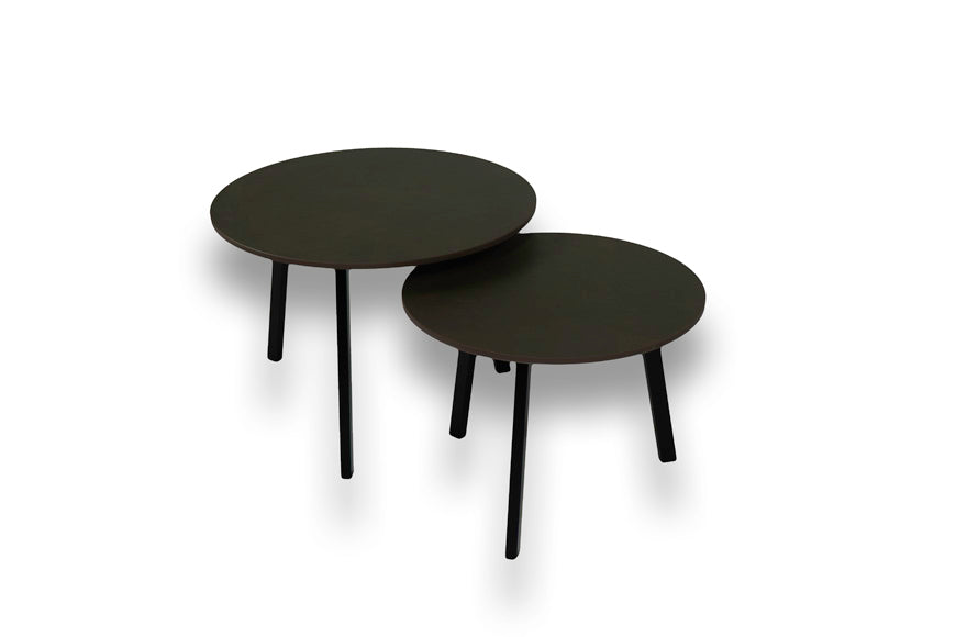 Salontafel set rond Dekton Keranium