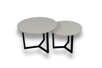 Salontafel set rond Premium Lagoon - ⌀ 50 + ⌀ 60 cm