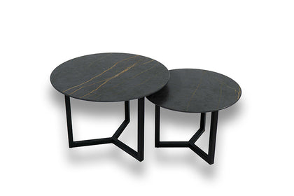 Salontafelset Rond 2-delig | Dekton Laurent Keramiek | Premium
