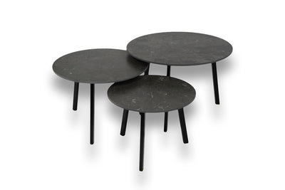 Salontafel Rond Layla Driedelig