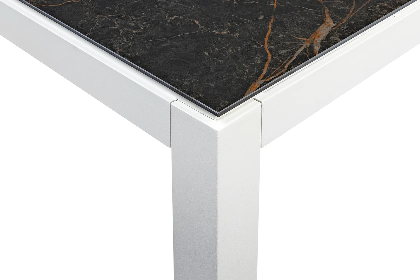 Tuintafel Lucca wit Black Obsession
