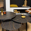 Salontafel set driedelig Novi Dekton Laurent - ⌀ 50 + ⌀ 60 + ⌀ 70 cm