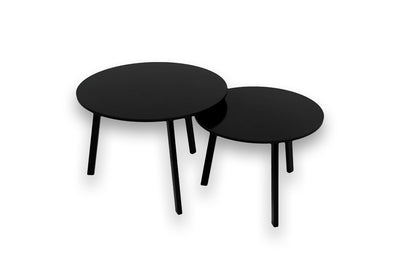 Salontafel set rond Premium Negro Tebas