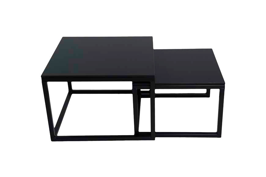 Salontafel Set vierkant Night Tebas