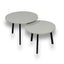 Salontafel set rond Nolita - ⌀ 50 + ⌀ 60 cm