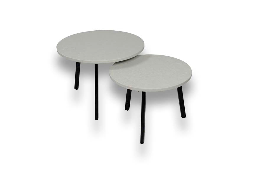 Salontafel set rond Nolita - ⌀ 50 + ⌀ 60 cm