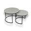 Salontafel set rond Nolita - ⌀ 50 + ⌀ 60 cm