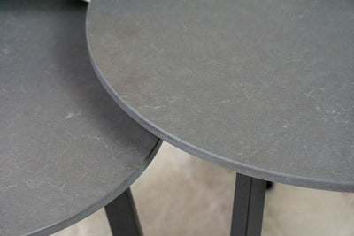 Salontafel Rond Piatra Grey Driedelig